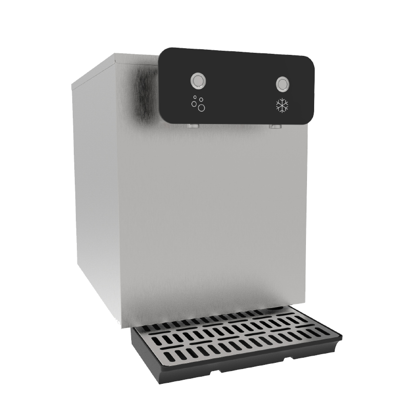 2 knapper bordplade mousserende vand dispenser 