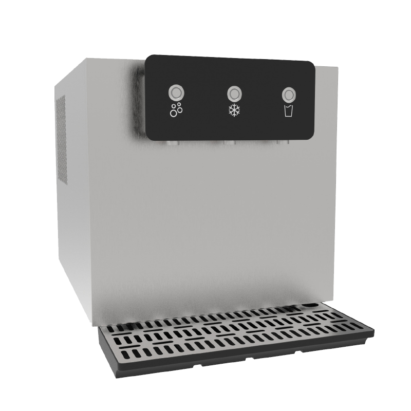 3 knapper bordplade mousserende vand dispenser 